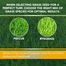 Contractors Choice Grass Seed - Premium Grass Seeds for Lawn - Ideal for Full Sun and Shade - 50 lb Grass Seed