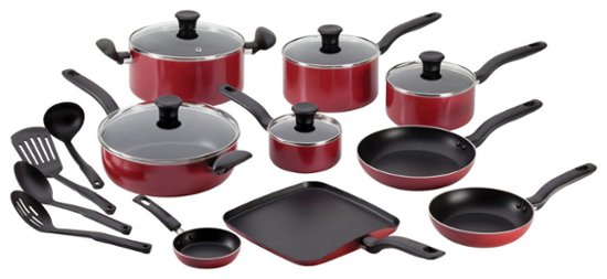 T-fal Easy Care Nonstick Cookware, Jumbo Cooker, 5 Quart, Red, B0898264 