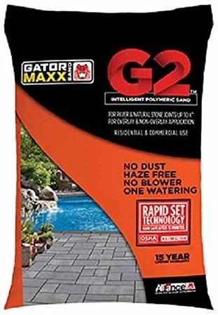 Alliance Gator PolymericSuper Sand, 50 lb. Bag, (Slate Gray) with  Professional Contractor Tip 