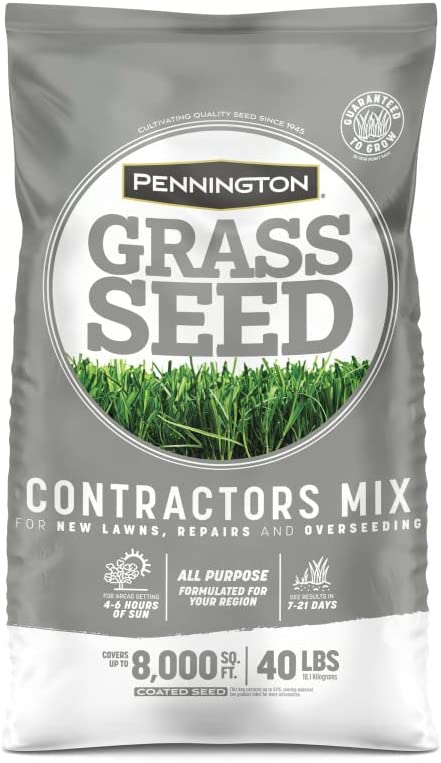 contractors mix grass seed lowes Home and Country USA Pennington Contractors Grass Seed Mix (40 Pounds)