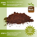 Home and Country USA Coconut Fiber Compressed Coco Coir Brick