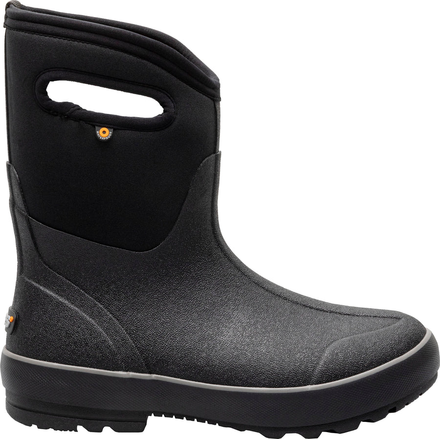 Bogs Classic II Mid Womens Boot, Black, Sz 6 - Over the Sock Boots