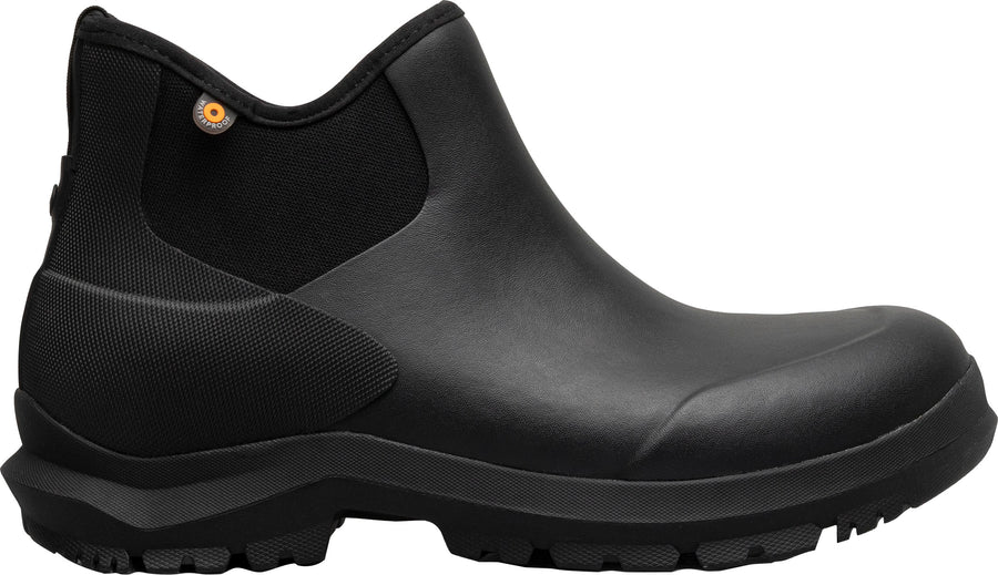 Bogs Sauvie Chelsea II Mens Boot, Black, Sz 7 - Over the Sock Boots