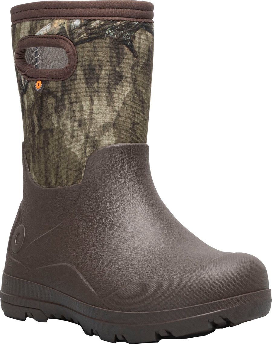 Bogs York Seamless Youth Boot, Mossy Oak, 6 - Over the Sock Boots