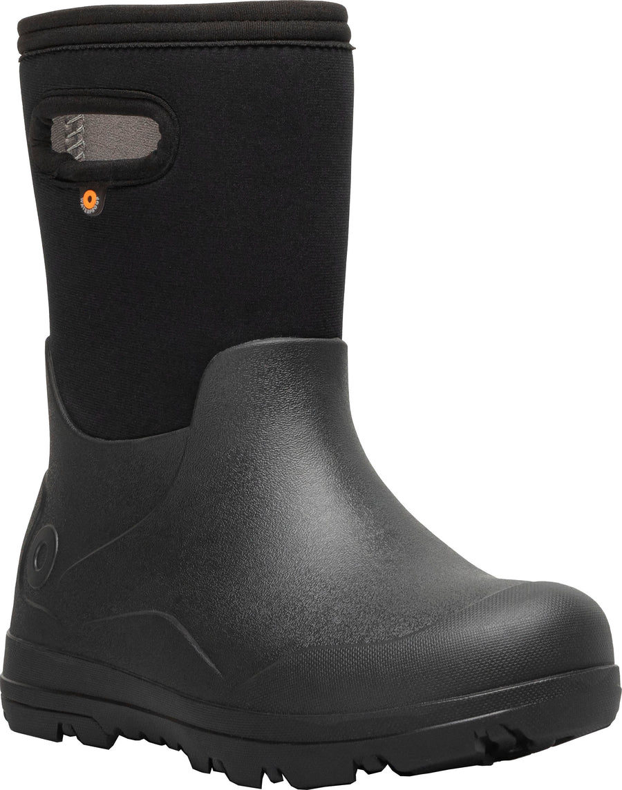 Bogs York Seamless Kids Boot, Black, 13 - Over the Sock Boots
