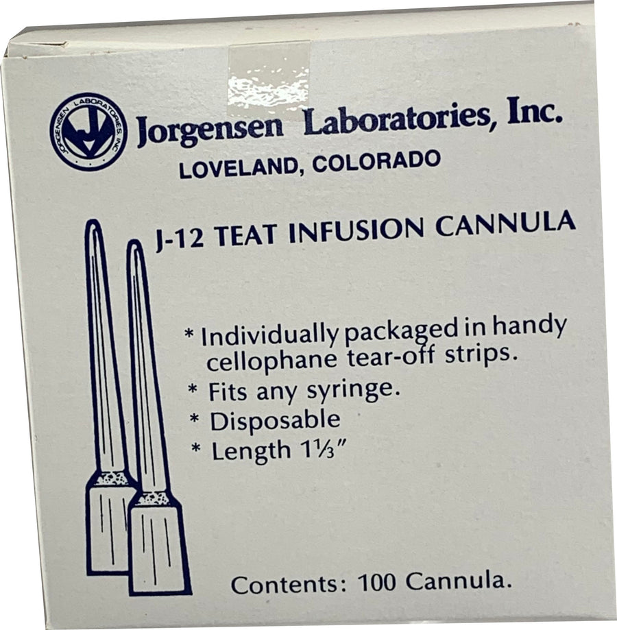 Jorvet j-12 Plastic Teat Infusion Cannula, 100 ct - Teat Dilators
