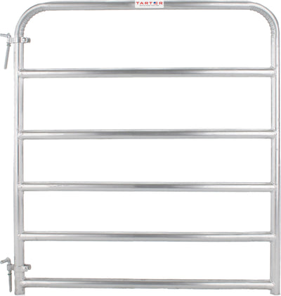 Tarter 6-bar Economy Galvanized Tube Gate, 4 ft - Gates/Panels/Stall