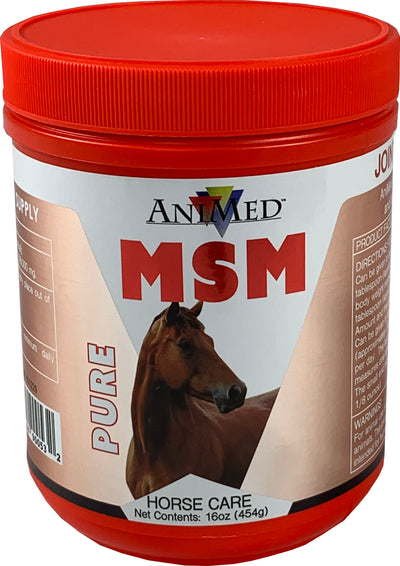 Animed Pure Msm Powder Supplement for Horses, 16 oz
