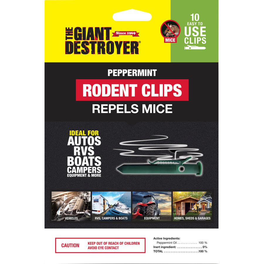 Giant Destroyer Rodent Repellent Clips, 10 pk - Repellents