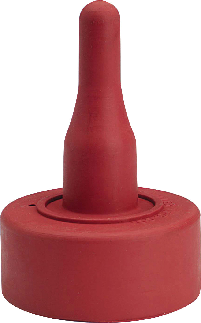 Little Giant Snap on Lamb Nipple, Red, 1/2x3.5 in - Feeders Nipples and Bottles