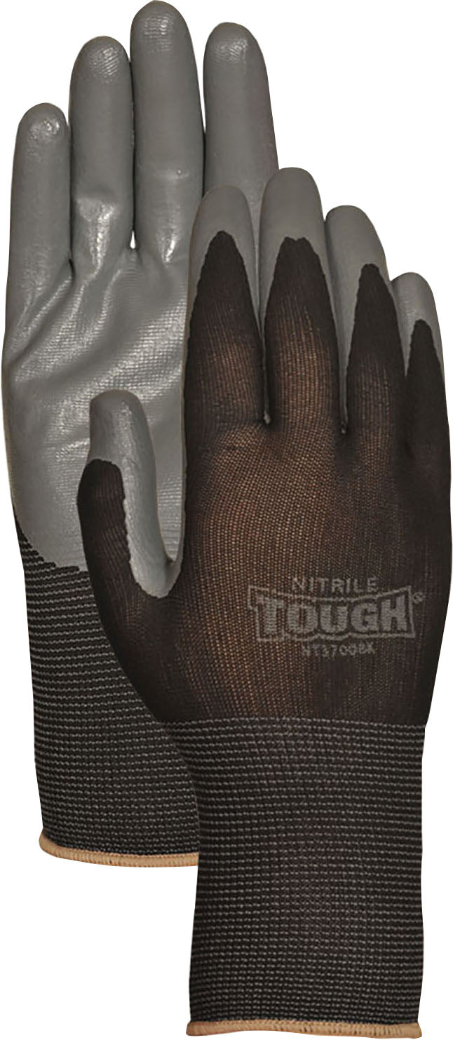 Bellingham Nitrile Tough Gloves, Black, SM - Coated