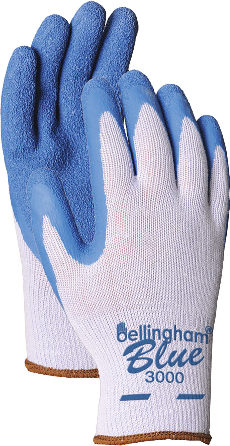 Bellingham Blue Premium General Purpose Work Glove, Blue, MD - Coated