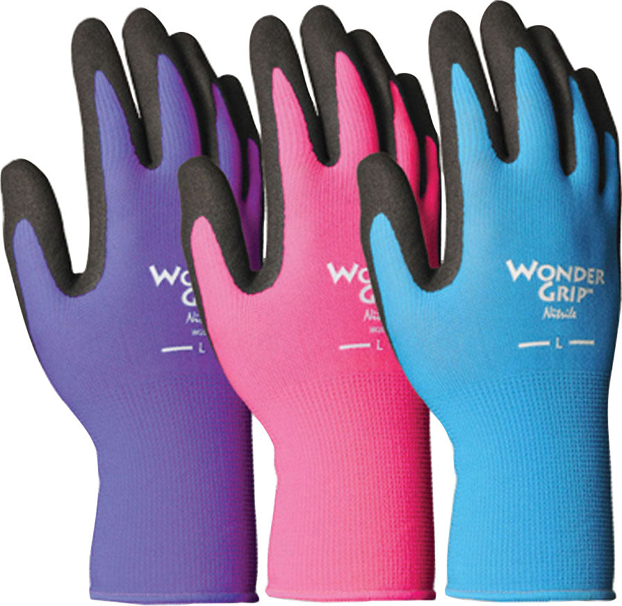Bellingham Wonder Grip Nicely Nimble Garden Gloves, Assorted, LG - Coated