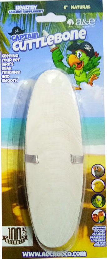 A&e Natural Cuttlebone, 6 in - Cuttlebones