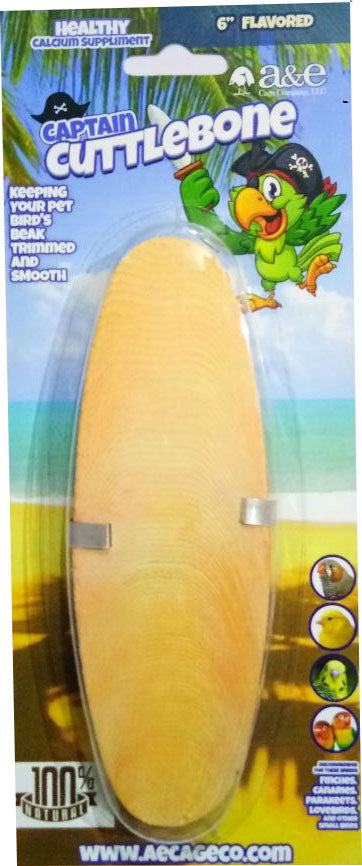 A&e Flavored Cuttlebone, 6 in - Cuttlebones