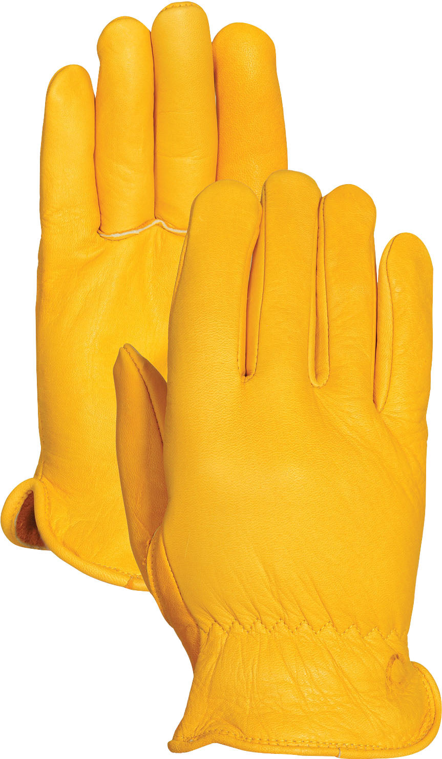 Bellingham Men's Premium Cowgrain Driver Gloves, Tan, LG - Leather Work