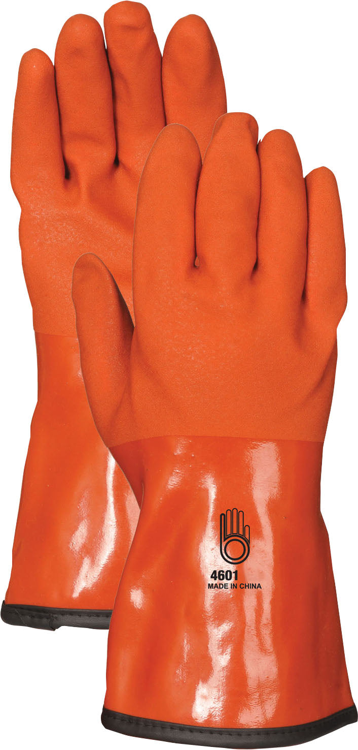 Bellingham Snow Blower Insulated Gloves, Orange, MD - Cloth Insulated