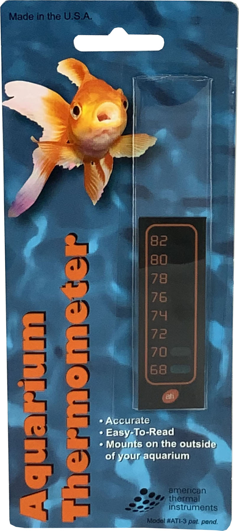 Lcr Hallcrest Liquid Crystal Vertical Aquarium Thermometer, SM - Thermometers