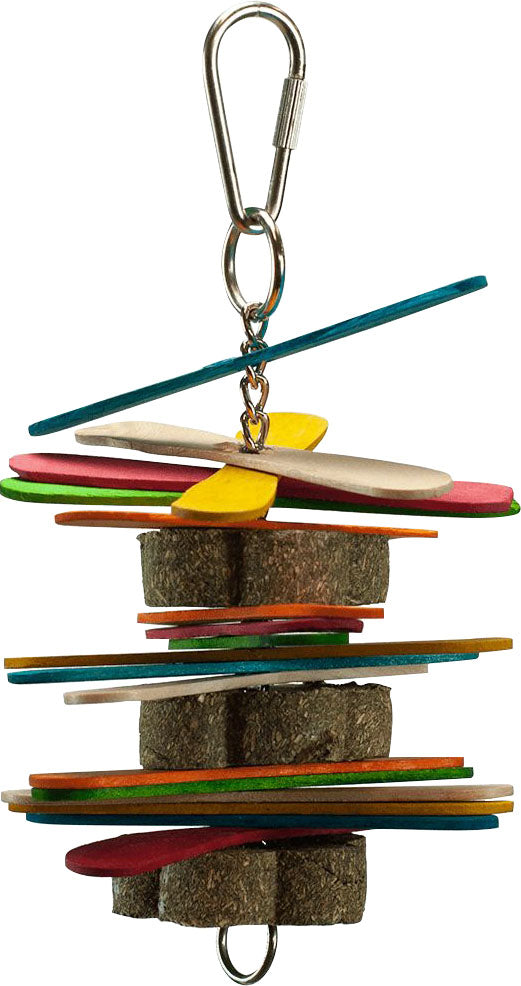 Nibbles Timothy Hay Chew W/Colorful Popsicle Sticks - Chews