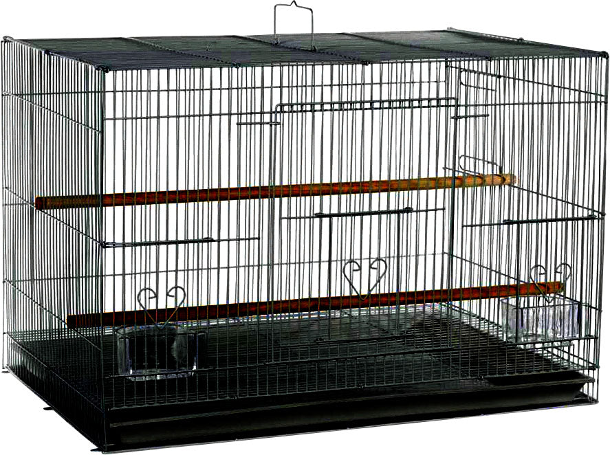 A&e Economy Flight Bird Cage, Black, 24x16x16 in - Cages