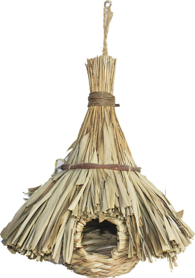 A&e Tiki Hut Nest for Finch, 7.87x7.87x9 in - Nest Boxes