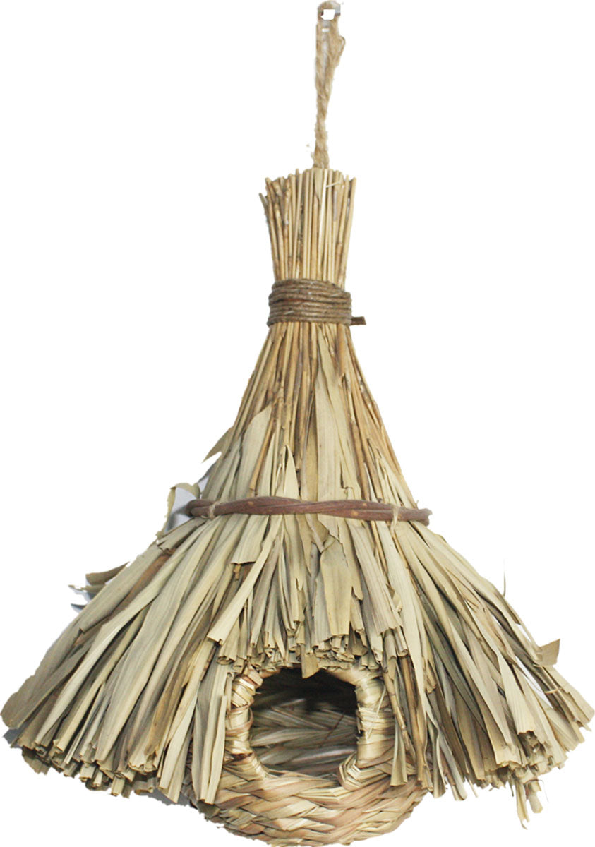 A&e Tiki Hut Nest for Finch, 7.87x7.87x9 in - Nest Boxes