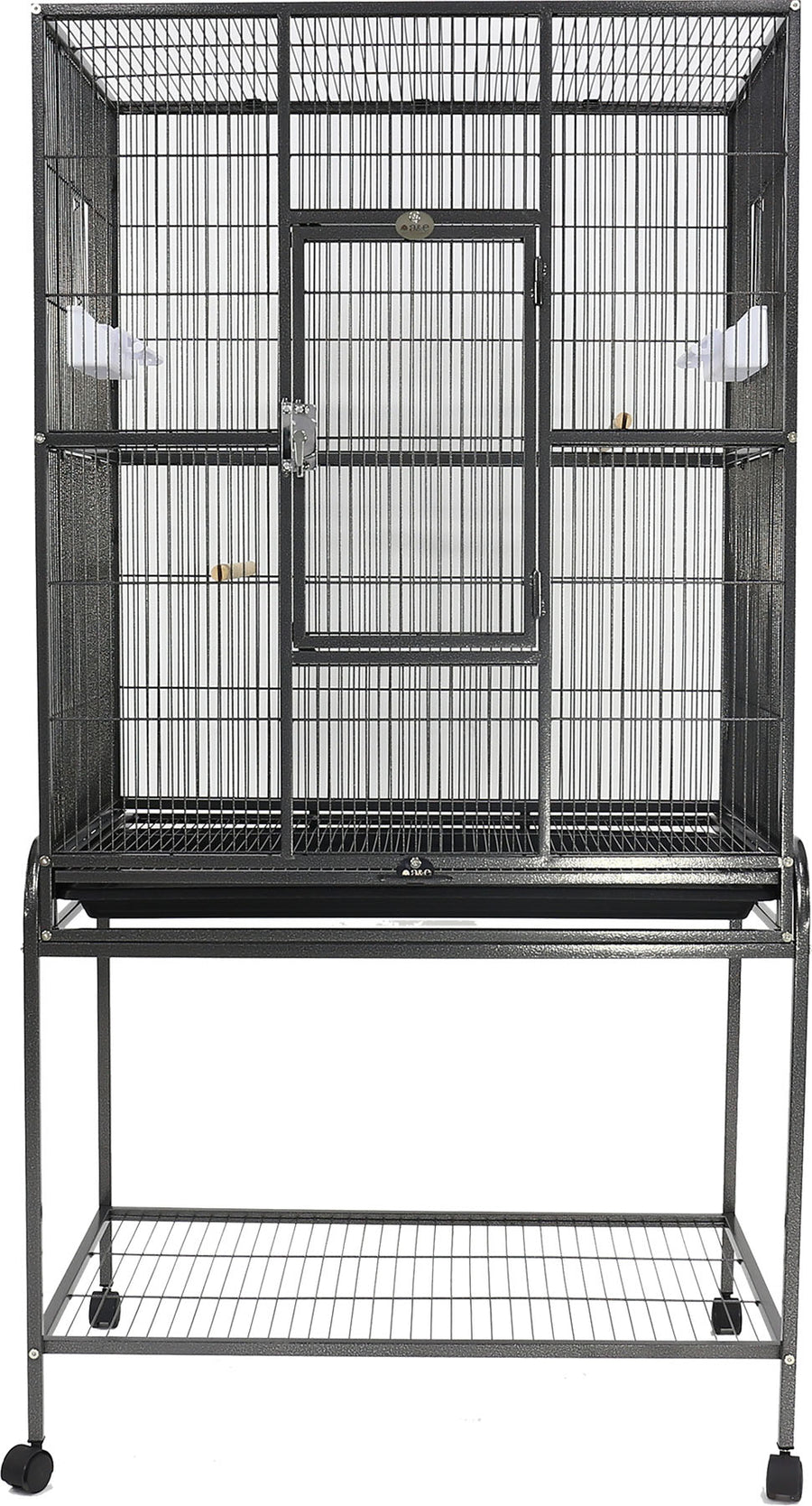 A&e Flight Bird Cage W/Stand, Black, 31x20 in - Cages