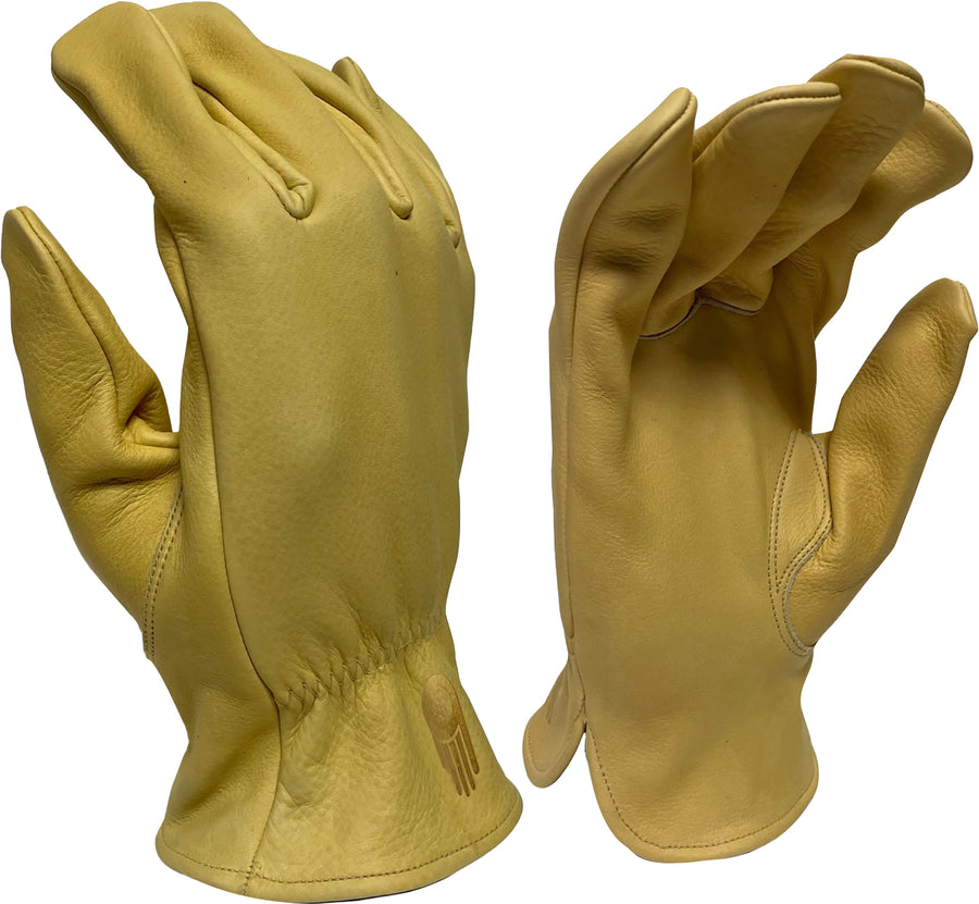 Bellingham Aqua-Hyde Men's Cowhide Driver Gloves, LG - Leather Work