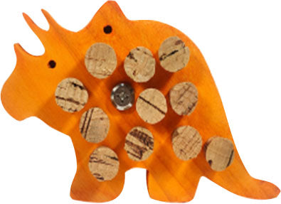 A&e Happy Beaks Triceratops Cork Bird Toy - General