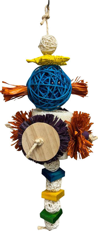 A&e Happy Beaks Blast Off Hanging Bird Toy - General