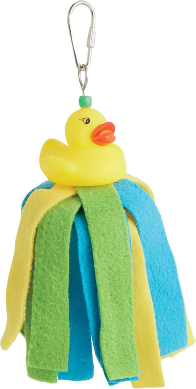 A&e Happy Beaks Fuzzy Duck Comforty Bird Toy - General