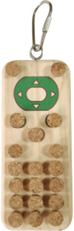 A&e Happy Beaks Wood and Cork Remote Bird Toy - General