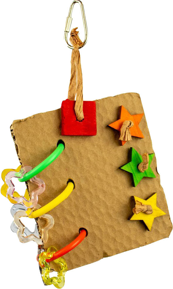 A&e Happy Beaks Paperback Peck-A-Page Bird Toy - General