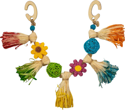 A&e Nibbles Boho Bloom Garland Small Animal Toy - Chews