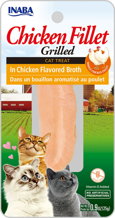 Inaba Chicken Fillet Grilled W/Flavored Broth, Chicken, .9 oz - Edibles