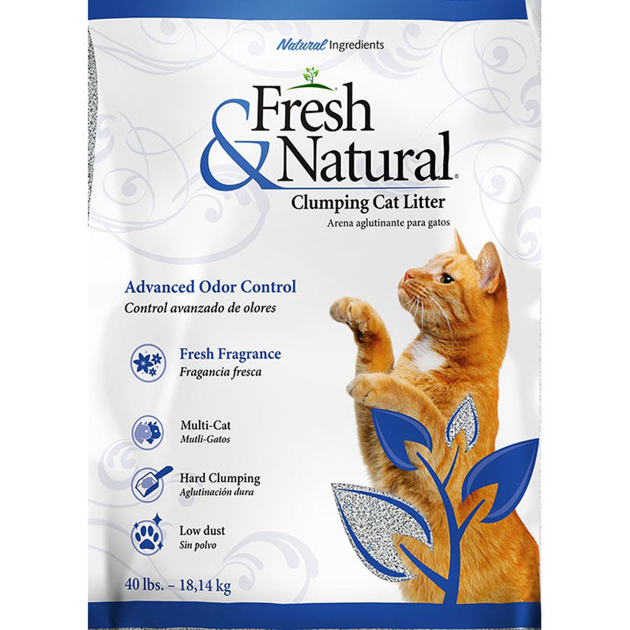 Fresh & Natural Unscented Clay Litter, 40 lb