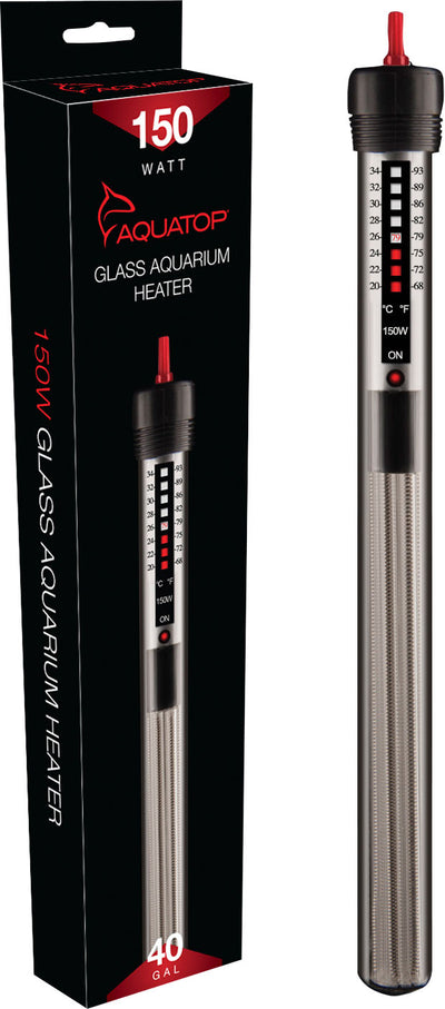 Aquatop Submersible Glass Heater, 150 Watt