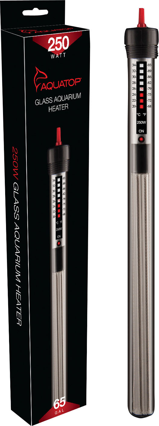 Aquatop Submersible Glass Heater, 250 Watt