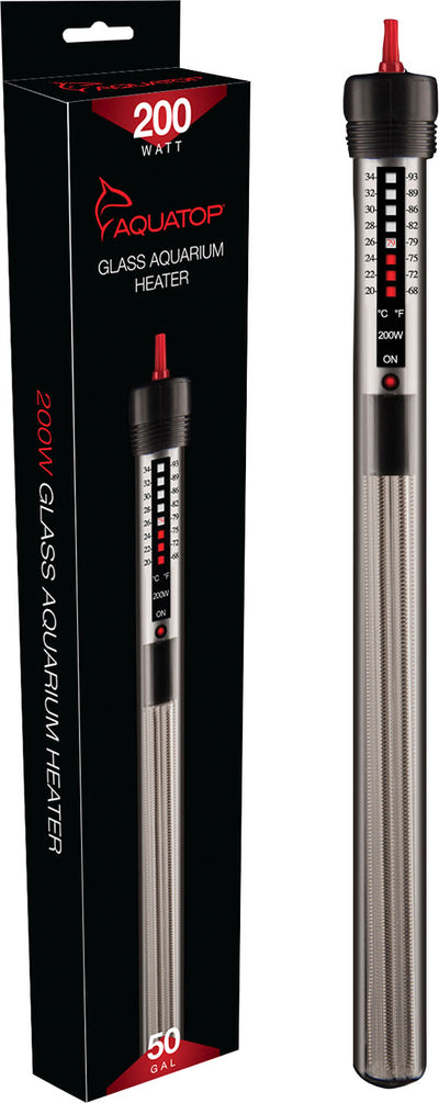 Aquatop Submersible Glass Heater, 200 Watt