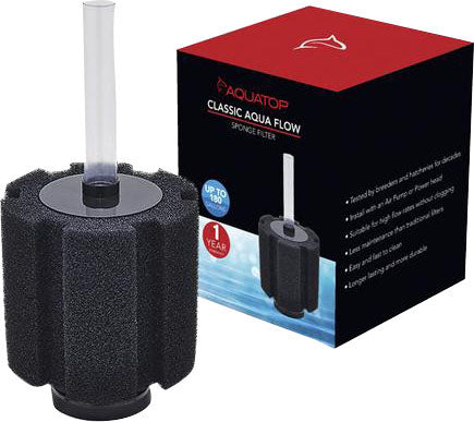 Aquatop Classic Aqua Flow Internal Sponge Filter, Up to 180 gal - Internal Filters