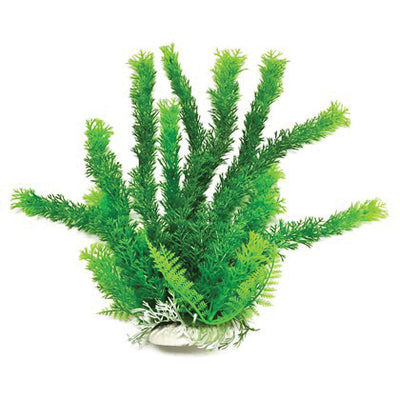 Aquatop Cabomba-Like Weighted Aquarium Plant, Green, 12 in - Plastic Plants