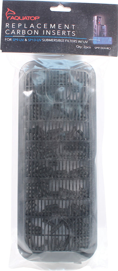 Aquatop Carbon Inserts for sp9-uv & sp13-uv, 2 pk - Filter Parts