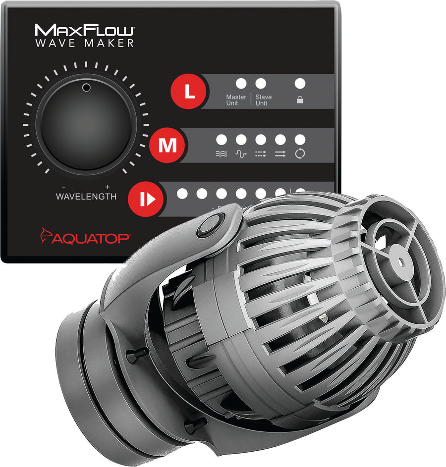 Aquatop Maxflow DC Wavemaker W/Controller, Black, 1057 Gph - Powerheads