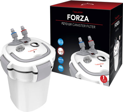 Aquatop Forza fz13 UV Canister Filter w/13w UV Sterilizer, White - Canister Filters