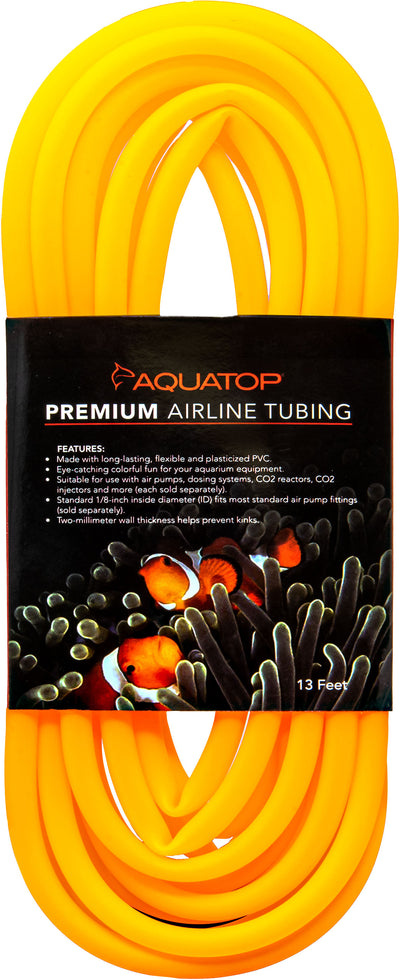 Aquatop Airline Tubing, Neon Orange, 13 ft - Rigid Tubing