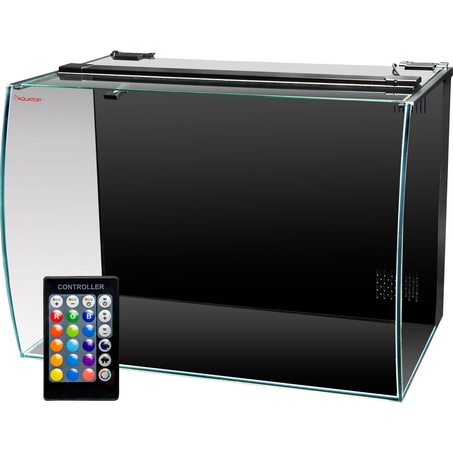 Aquatop Formosa Bowfront Desktop Glass Kit W/LED, 21.6 gal - Specialty
