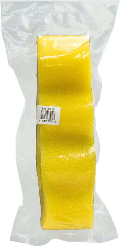 Aquatop Sponge Pre-Filter Ring for fz15-uv, Yellow, 1 pk - Filter Inserts