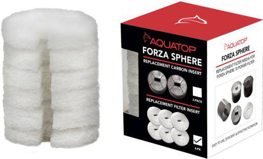 Aquatop Replacement Filter Insert for Forza Sphere Filter, 6pk-fsp10 - Filter Inserts
