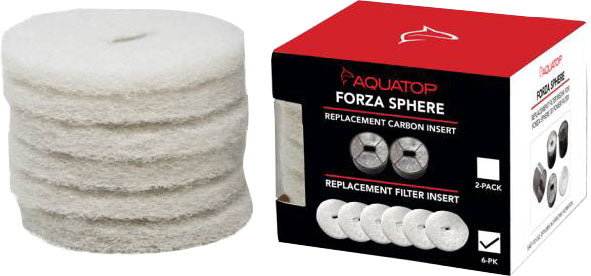 Aquatop Replacement Filter Insert for Forza Sphere Filter, 6pk-fsp30 - Filter Inserts