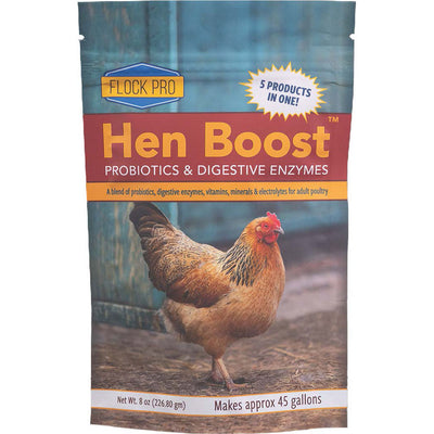 Animal Health Solutions Ahs Flock Pro Hen Boost Probiotics, 8 oz - Supplements